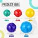 15-Piece Hedgehog Massage Ball Set for Self-Massage & Acupressure - Multi-Color Stress Relief Balls for Body & Feet Reflex Zones - Buy Online on GoSupps.com