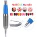 MUNEFE Replacement Nail Drill Pen Nail Drill Handle Polish Drill Equipment Nail Polish Handpiece for Electric Tools - Buy Online on GoSupps.com