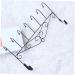Alipis 7 Coat Hangers Hat Hanger Over Door Towel Bar Cloth Hanging Holder Over Door Hanger No Trace Hook medium Black - Buy Online on GoSupps.com