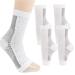 Heelsium Pain Relief Socks Compression Socks for neuropathy pain (White 2pairs L)