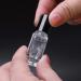 Panysilioer Empty 4Ml Refillable Clear Square Ball Perfume Glass Bottle Refillable Bottle With Black Cap - Buy Online on GoSupps.com