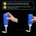 TONELIFE Sinus Rinse Kit - Nasal Irrigation with 5 Salt Packs Neti Pot & Sprayer for Allergy Relief Blue & Green International Shipping Available - Buy Online on GoSupps.com