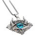 EXCEART Devil Eye Necklace Skull Necklace Ladies Men's Evil Eye Clavicle Chain Steampunk Necklace Women Clavicle Pendant Necklace Decor Stainless Steel Neck Chain Metal Man