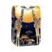 Lipstick Case Leather Lip Gloss Lipstick Organizer with Mirror Mini Lipstick Holder Bag African Giraffe Grassland Z810p6ycym