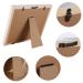 Aokyom Baby Wood Picture Frame Set - Non-Toxic Handprint & Footprint Stamp Kit for Baby Shower | Perfect Family Gift - Buy Online on GoSupps.com