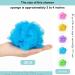 80 Pack Colorful Small Shower Loofahs Pouf - Exfoliating Body Scrubber for Shower, Travel - Men, Women, Baby - 5 Mixed Colors - Buy Online on GoSupps.com