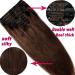 Clip in Extensions Real Hair - 8 PCs 18 Clips 100% Remy Dark Brown (60cm 170g) | International Shipping Available - Buy Online on GoSupps.com