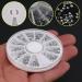 Scalewbin Silver rhinestones boxes Crystal nail manicure Nail 1.5 MM wheel - Buy Online on GoSupps.com