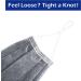 BlueEagle 4-Ply Individually Wrapped Disposable Adult Face Masks - 50 Pcs | Activated Carbon Filter | Large Fit | Charcoal Black Color - Buy Online on GoSupps.com