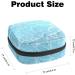 Shop Beautiful Blue Women's Storage Bags | Portable Period Kit Holder - Perfect for Travel & Organizing Feminine Products - Buy Online on GoSupps.com
