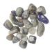 Natural Crystal Rough 50-100g Natural Iolite Crystal Stones Polished Irregular Rolling Stones Minerals Specimen Cordierite Gemstone Collection Decor (Color : 100g Size : 8-15mm) 8-15mm 100g