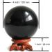 Mina Heal 100mm Obsidian Crystal Ball - Feng Shui Meditation Healing Divination Sphere & Home Decor - Buy Online on GoSupps.com