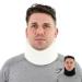 SOLACE BRACING Perfect Fit Neck Support (2 Colours/15 Sizes) - British Made & NHS Supplied Cervical Neck Collar Brace for Stabilising Day & Night - No.1 for Pain & Pressure Relief - White - 17" x 3.5" 17" x 3.5" White