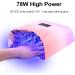 Buy M - NEO 78W Cordless Rechargeable Nail Curing Lamp | 4 Timer Settings & Auto Sensor | Perfect for All Nail Sizes - White - Buy Online on GoSupps.com