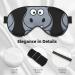 SSIMOO Cartoon Hippo Print Eye Mask - Ultra-Soft Light-Blocking for Optimal Comfort & Restful Sleep - International Shipping Available - Buy Online on GoSupps.com