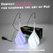 LED POI Balls Set - Beginner & Professional Juggling with Rainbow Colors & Strobe Effect | Premium Light POI Balls for Kids & Adults - Buy Online on GoSupps.com
