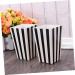 TIDTALEO 24pcs Boxes Popcorn Containers Popcorn Boxes for Movie Theater Party Snacks Popcorn Cups Reusable Monochrome Stripe Cups Popcorn Cartons European and American Chicken Popcorn Box - Buy Online on GoSupps.com
