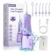 Water Flossers for Teeth Cordless Water Dental for Teeth Cleaning Water Flossers for Teeth Portable Oral Irrigator USB Rechargeable for Home Travel Office Purple