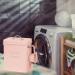 Laundry Detergent Powder Storage Tin Box Washing Powder Bucket Laundry Detergent Container Modern Laundry Detergent Dispenser Detergent Bin with Scoop Laundry Room Accessories Pink - Buy Online on GoSupps.com