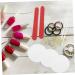 20 Thick Cotton Swabs & Face Pads - Manicure Tools Nail Files & Makeup Cleaning - Premium Cosmetic Essentials for Women - Buy Online on GoSupps.com