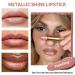 Oulac Metallic Nude Lipstick 3PCS - Vegan & Cruelty-Free Full-Coverage Lip Color - Buy Online on GoSupps.com