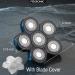 FOXSONIC 6 Blades Electric Shaver Replacement Heads - Bald Shaver with Blade Cover - Black - Buy Online on GoSupps.com