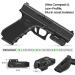VOTATU H3L-GC Green Pistol Laser Sight | Ultra Low Profile Circle Dot Laser | Strobe Mode | USB Rechargeable - Buy Online on GoSupps.com
