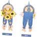 Alipis Decor Sunflower Garland Scarecrow Garden Fall Harvest Sunflower Pendants Pants Lighthouse As Shown 67x43cm - Buy Online on GoSupps.com