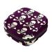 Cartoon Skulls Sanitary Napkin Storage Bag for Girls Women Portable First Period Pads Bag Tampons Holder Girls Travel Makeup Bag Large Capacity Multicoloured 01