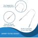 AYECONIC Stainless Steel Tongue Scraper for Adults & Kids - 2 Pack | Metal Design for Fresh Breath & Oral Hygiene - Buy Online on GoSupps.com