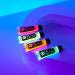 UV Glow Blacklight Face and Body Paint Set - 4 Tubes, 0.34oz each - Neon Fluorescent - Buy Online on GoSupps.com