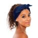 Ribbed Headband Set | 4 Stretchy Hairbands for Women & Girls | Soft Turban Hair Accessories in Black, Red, Blue, Brown - Buy Online on GoSupps.com