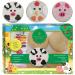 Cookie Decorating Kit for Kids - Designer Sugar Cookie Kit - 8 Pre-Baked Cookies, Cookie Icing, Glittery Sugar and Edible Decorations for Pig, Cow, and Chicken Cookies - Nut Free - Made in USA Farm Animal Cookie Decoratin