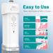 Foldable Oral Irrigator - Portable Cordless Water Flosser 5 Modes & Jet Tips Rechargeable Waterproof Teeth Cleaner for Home & Travel - Buy Online on GoSupps.com