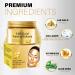 24K Gold Face Mask Deep Pore Cleansing Moisturizing Face Mask Brightening Nourishing Reduces Pores and Removes Blackheads Face Mask for Women and Men 120ml - Buy Online on GoSupps.com