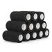 12 Roll self -adhesive bandage 10cm of cohesive bandage self -adhering adhesive bandage combined elastic bandage for fingers hand cohesive bandage fixing association pet vet wrap for horse dog bandages (black)