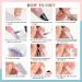 Morovan 5 in 1 Builder Nail Gel Kit - Clear & Pink UV Hard Gel for Nails Extension - Beginner-Friendly Nail Strengthening Kit - Buy Online on GoSupps.com