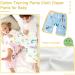 Baby Toilet Training Pants Kids 2 in 1 Waterproof Reusable Cotton Nappy Diaper Skirt - Cute Cartoon Skort Pants with Hot Air Balloon Design - Buy Online on GoSupps.com