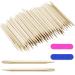 SZITW 100-Piece Multifunctional Nail Stick Set - Double Sided Wooden Cuticle Pusher Tool Durable and Convenient Ideal for Manicure and Pedicure at Home or Salon