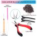Goabroa Hair Tinsel Kit - 47 Inches, 2550 Strands, Heat Resistant Glitter Extensions - 5 Sparkling Colors - Buy Online on GoSupps.com