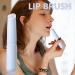 WPSAGEK Silicone Lip Brush - Angled & Round Head for Perfect Lip Application - Multifunctional Reusable Lip Peeling & Loose Lens Applicator - Ideal for Natural Blue Lipstick - Buy Online on GoSupps.com