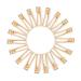 Golden Square Hair Clips for Thick Hair - 20 Pack Gothic Gold-Colored Hairpins (6.5 cm) for Women & Children - Buy Online on GoSupps.com