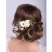 Teyglen Bridal Rose Hair Comb - Boho Floral Headpiece for Wedding, Prom, and Photo Shoot - Buy Online on GoSupps.com