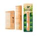 CASTO Organic Pure Neem Handmade Neem Wood Comb for Men and Women Pack of 2 (Neem Comb + C)