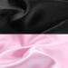 Satin Silk Extra Large Jumbo Adjustable Double Layer Reversible Hair Cap for Women - Pink Black&Pink - Buy Online on GoSupps.com