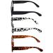 V.W.E. 3 Pairs Rectangle Blue Light Blocking Reading Glasses for Women - Retro Bold Design Anti Eyestrain & UV Glare Protection Assorted Strength 1.75x - Buy Online on GoSupps.com