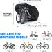 Favoto Waterproof Bicycle Cover - 210D Oxford Bike Garage Protection - XL 200x110x70cm Black - Durable & Portable with Storage Bag - Buy Online on GoSupps.com