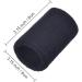 6 Pack Wrist Sweatbands Tennis Wrist Bands Absorbent Sweatbands for Football Basketball Running Athletic Sports and Working Out Black - Buy Online on GoSupps.com
