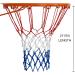 Sanung 2 Pack Heavy Basketball Net - Rainproof, Sunscreen Red White Blue Bold Polyester Braided Rope - 12 Loops for Indoor & Outdoor Professional Competitions - Buy Online on GoSupps.com