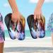 Mnsruu Magical Space Wolf Starry Flip Flops & Slippers for Men & Women | Stylish Travel & Home Sandals - Buy Online on GoSupps.com